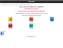 Tablet Screenshot of dingsaway.net